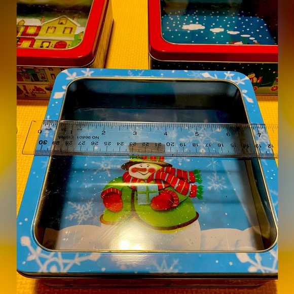 4-pc Metal Organizer Storage Box with Lid - Picture 7 of 8